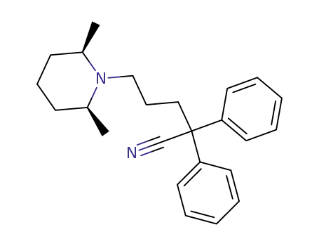 cis-2,6-dimethyl-α,α-diphenyl-1-piperidinepentanenitrile