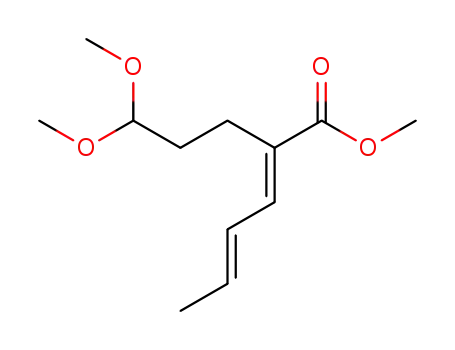 (2E,4E)-2-(3,3-Dimethoxy-propyl)-hexa-2,4-dienoic acid methyl ester