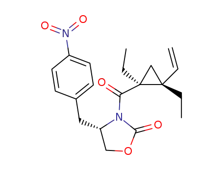 (S)-3-((1S,2R)-1,2-diethyl-2-vinylcyclopropanecarbonyl)-4-(4-nitrobenzyl)oxazolidin-2-one