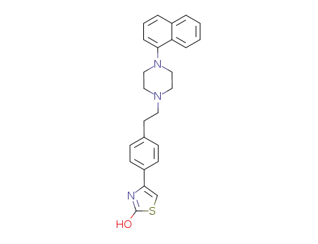 4-{4-[2-(4-Naphthalen-1-yl-piperazin-1-yl)-ethyl]-phenyl}-thiazol-2-ol