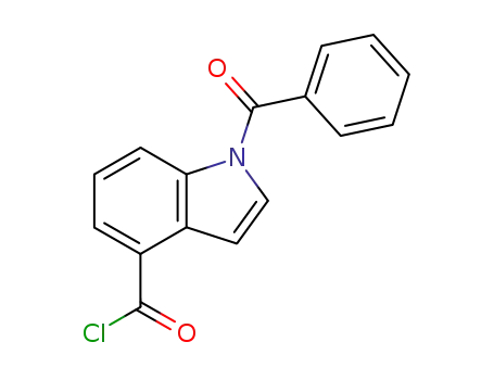 1-Benzoyl-1H-indole-4-carbonyl chloride