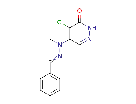 Benzaldehyde,
(5-chloro-1,6-dihydro-6-oxo-4-pyridazinyl)methylhydrazone