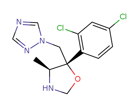 1-[(4S,5S)-5-(2,4-Dichloro-phenyl)-4-methyl-oxazolidin-5-ylmethyl]-1H-[1,2,4]triazole