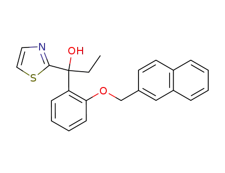 1-[2-(Naphthalen-2-ylmethoxy)-phenyl]-1-thiazol-2-yl-propan-1-ol