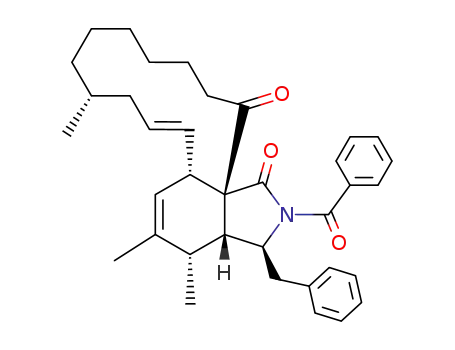 (E)-(1S,9R,13S,16S,17R,18S)-19-Benzoyl-18-benzyl-9,15,16-trimethyl-19-aza-tricyclo[11.7.0.0<sup>1,17</sup>]icosa-11,14-diene-2,20-dione