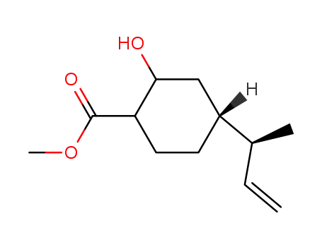 (R)-2-Hydroxy-4-((S)-1-methyl-allyl)-cyclohexanecarboxylic acid methyl ester