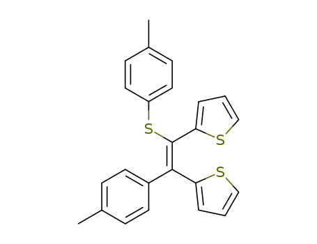 (E)-2,2'-(1-p-tolyl-2-(p-tolylthio)ethene-1,2-diyl)dithiophene