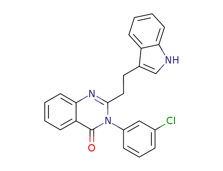 3-(3-Chlorophenyl)-2-[2-(1H-indol-3-yl)ethyl]quinazolin-4(3H)-one