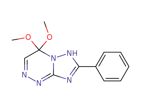 4,6-Dihydro-4,4-dimethoxy-7-phenyl-1,2,4-triazolo<5,1-c><1,2,4>triazine