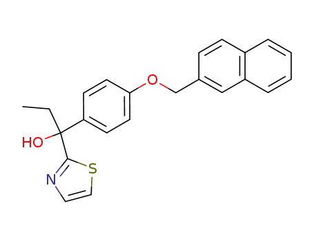 1-[4-(Naphthalen-2-ylmethoxy)-phenyl]-1-thiazol-2-yl-propan-1-ol