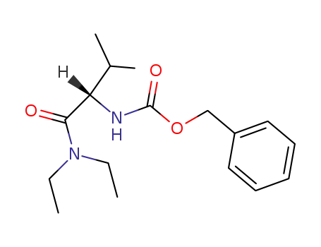 ((S)-1-Diethylcarbamoyl-2-methyl-propyl)-carbamic acid benzyl ester
