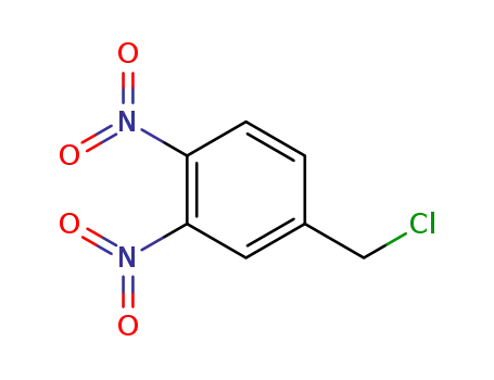 Molecular Structure of 89692-62-6 (4-(Chloromethyl)-1,2-dinitrobenzene)