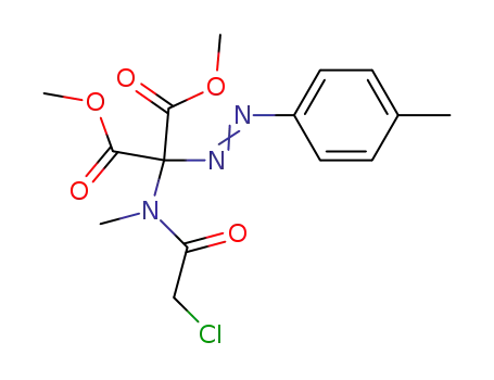 Dimethyl 2-(2-Chloro-N-methylacetamido)-2-(4-methylphenylazo)malonate