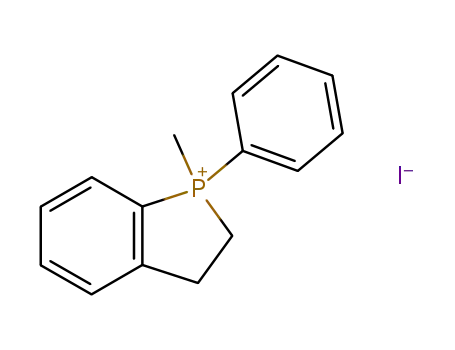 1-Methyl-1-phenyl-2,3-dihydro-1H-phosphindolium; iodide