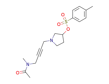N-methyl-N-<4-<1-<3-<(4-methylphenyl)sulfonyl>pyrrolidinyl>>-2-butynyl>acetamide