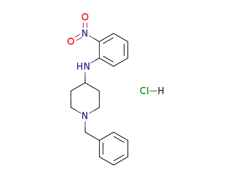 4-Piperidinamine, N-(2-nitrophenyl)-1-(phenylmethyl)-,
monohydrochloride