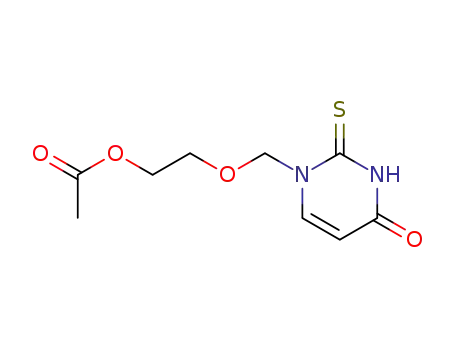 4(1H)-Pyrimidinone,
1-[[2-(acetyloxy)ethoxy]methyl]-2,3-dihydro-2-thioxo-