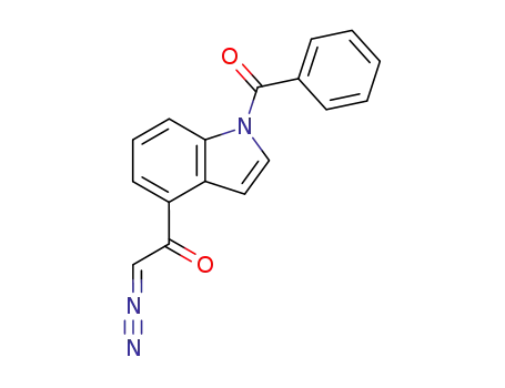 1-benzoyl-4-diazoacetylindole