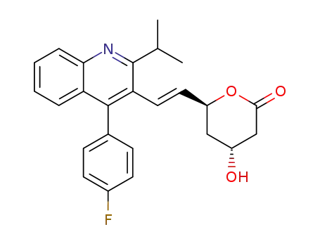 <4α,6β(E)>-6-<2-<4-(4-fluorophenyl)-2-(1-methylethyl)-3-quinolinyl>ethenyl>tetrahydro-4-hydroxy-2H-pyran-2-one