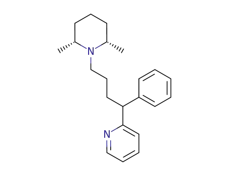 cis-2-<4-(2,6-dimethyl-1-piperidinyl)-1-phenylbutyl>pyridine