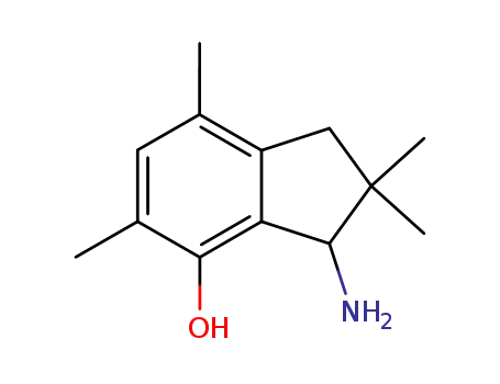 1H-Inden-4-ol, 3-amino-2,3-dihydro-2,2,5,7-tetramethyl-