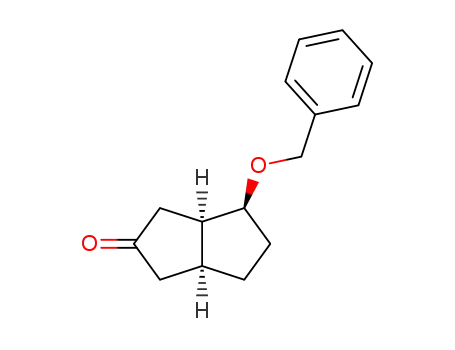 (1R,5R,6S)-6-benzyloxy-cis-bicyclo<3.3.0>octan-3-one