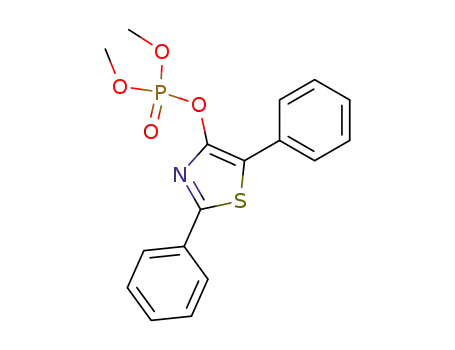 2,5-diphenyl-4-<(dimethylphosphono)oxy>thiazole