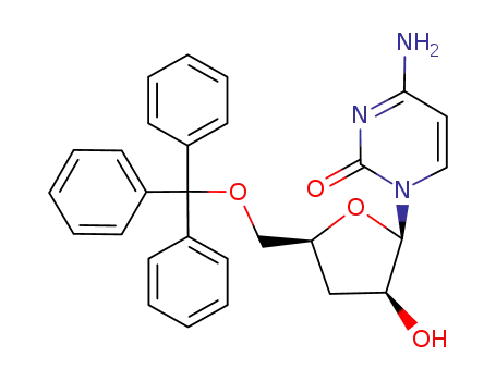 1-(3-deoxy-5-O-trityl-β-D-threo-pentofuranosyl)cytosine
