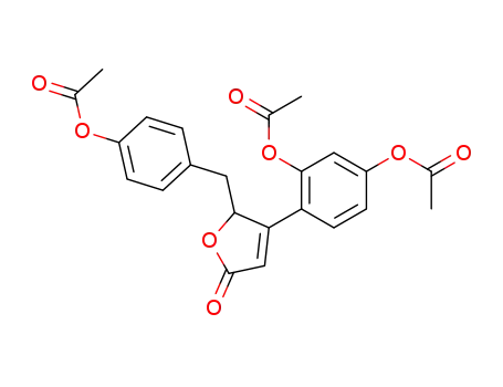 3-(4-acetoxyphenyl)-4-(2,4-diacetoxyphenyl)but-2-en-4-olide