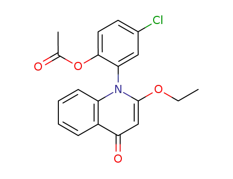 1-<2-(acetyloxy)-5-chlorophenyl)>-2-ethoxy-4-(1H)quinolinone