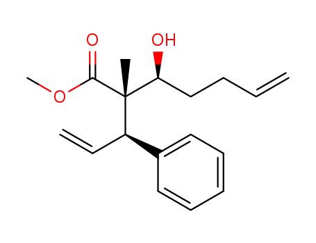 (2S,3S)-methyl 3-hydroxy-2-methyl-2-((R)-1-phenylallyl)hept-6-enoate