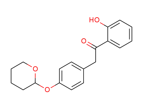 Ethanone,
1-(2-hydroxyphenyl)-2-[4-[(tetrahydro-2H-pyran-2-yl)oxy]phenyl]-