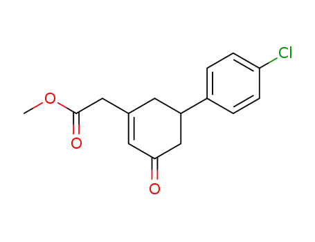 Methyl 2-[5-(4-chlorophenyl)-3-oxocyclohexen-1-yl]acetate