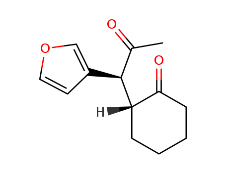 Cyclohexanone, 2-[(1R)-1-(3-furanyl)-2-oxopropyl]-, (2S)-rel-