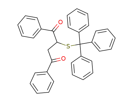 Molecular Structure of 2461-95-2 (1,4-diphenyl-2-(tritylsulfanyl)butane-1,4-dione)
