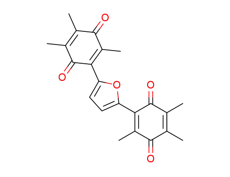 2,5-bis-(2,4,5-trimethyl-3,6-dioxo-cyclohexa-1,4-dienyl)-furan
