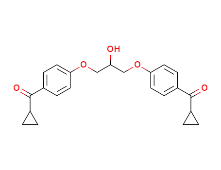 {4-[3-(4-Cyclopropanecarbonyl-phenoxy)-2-hydroxy-propoxy]-phenyl}-cyclopropyl-methanone