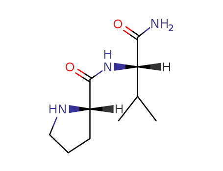 Molecular Structure of 46423-50-1 (L-Valinamide, L-prolyl-)