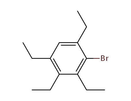 1,2,3,5-tetraethyl-4-bromo-benzene