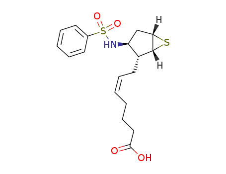 dl-(1β,2α,3β,5β)-7-<3-<(phenylsulfonyl)amino>-6-thiabicyclo<3.1.0>hex-2-yl>-5(Z)-heptenoic acid