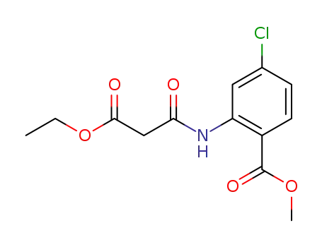 2-(2-ethoxycarbonyl-acetylamino)-4-chloro-benzoic acid methyl ester