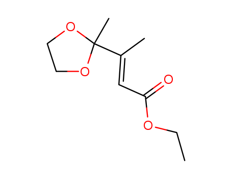 (E)-ethyl 3-(2-methyl-1,3-dioxolan-2-yl)-but-2-enoate