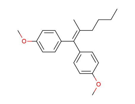 2-Methyl-1,1-bis-(4-methoxy-phenyl)-hexen-<sup>(1)</sup>