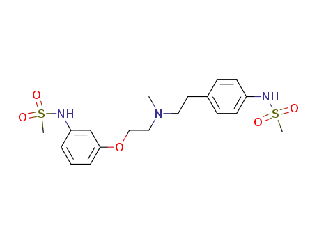 N-[3-(2-{[2-(4-Methanesulfonylamino-phenyl)-ethyl]-methyl-amino}-ethoxy)-phenyl]-methanesulfonamide