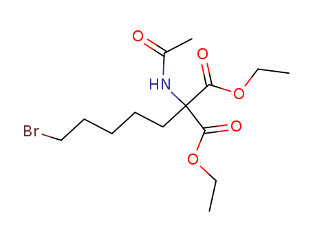 Propanedioic acid, (acetylamino)(5-bromopentyl)-, diethyl ester