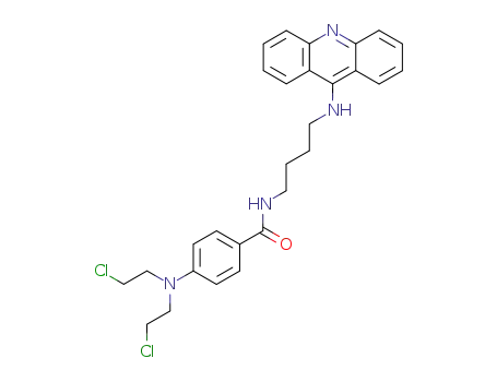 Benzamide, N-(4-(9-acridinylamino)butyl)-4-(bis(2-chloroethyl)amino)-