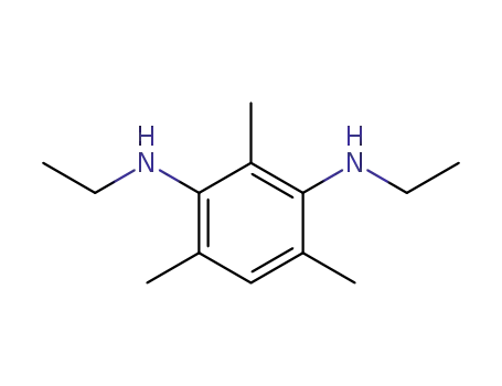 Molecular Structure of 856189-58-7 (<i>N</i>,<i>N</i>'-diethyl-2,4,6-trimethyl-<i>m</i>-phenylenediamine)