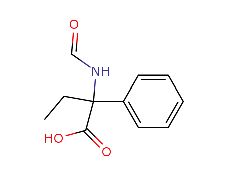 (+/-)-2-formylamino-2-phenyl-butyric acid
