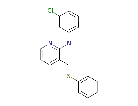 (3-Chloro-phenyl)-(3-phenylsulfanylmethyl-pyridin-2-yl)-amine