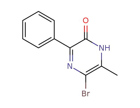 5-bromo-6-methyl-3-phenyl-1<i>H</i>-pyrazin-2-one